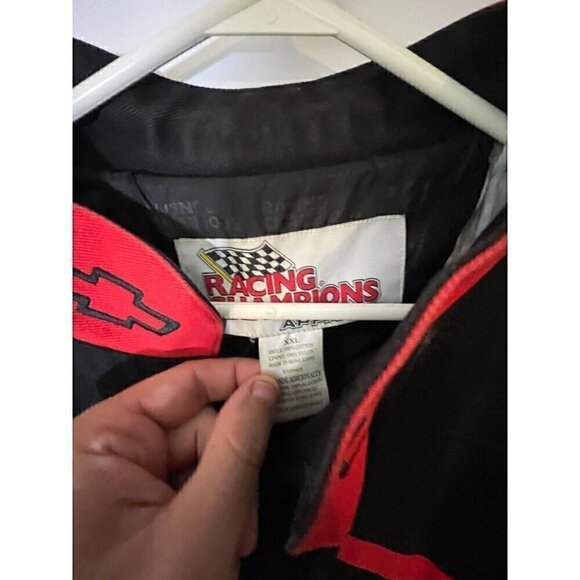 VTG Racing Champions Men's Black Chevrolet Racing NASCAR JAcket Sz XXL - Picture 5 of 7